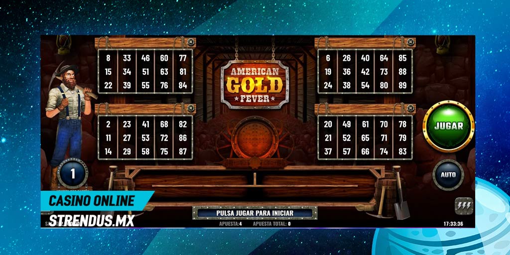 American Gold Fever adalah game bingo online yang bisa kamu coba di Strendus