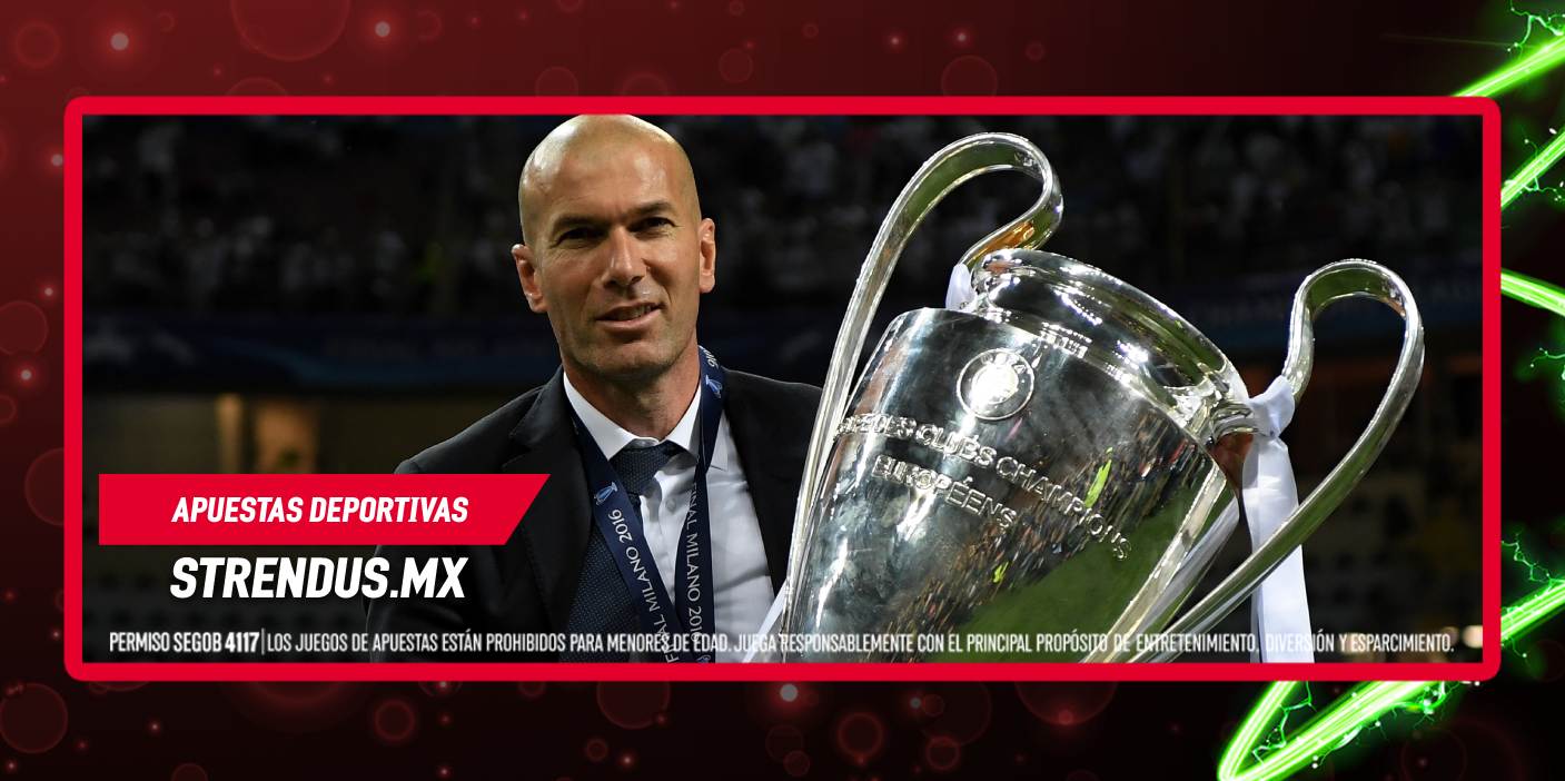 Momen Zidane bersama Piala Champions Eropa